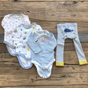 Baby Biden Bundle 6M onesies & baby pants set
